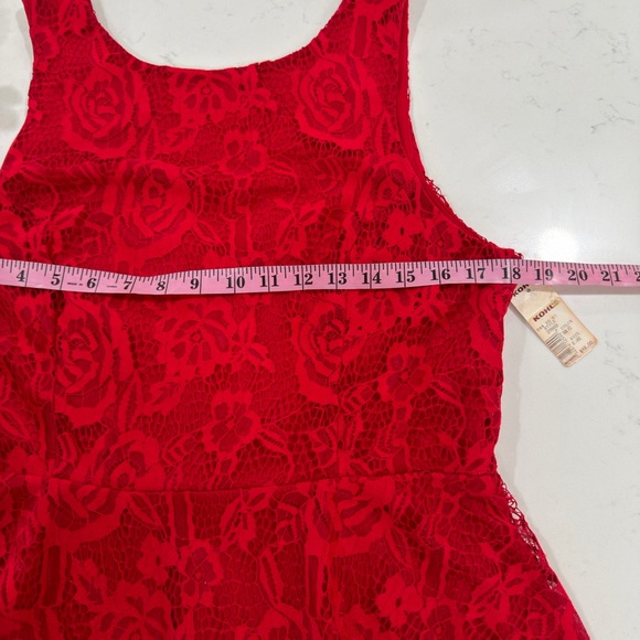 Speechless Red Lace Sleeveless Mini Dress - Picture 9 of 11